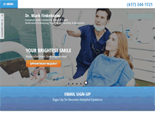 Tablet Screenshot of newtondental.com